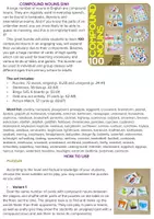 Vista previa - Juegos / Gamificación - Compound Nouns 5in1 - página 1