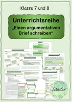 Vorschau - Unterrichtsreihen - Unterrichtsreihe "Einen argumentativen Brief schreiben" - Deckblatt