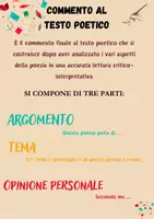 anteprima - Schede informative - COMMENTO AL TESTO POETICO - Pagina 1