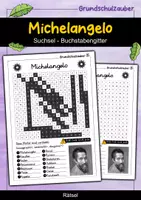 Vorschau - Arbeitsblätter - Michelangelo Suchsel - Buchstabengitter - Deckblatt