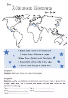 Vorschau - Arbeitsblätter - Philosophie Werte und Normen: Blaue Zonen / lange leben / Dan Buettner / Klasse 8,9,10 - Seite 3