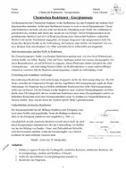 Vorschau - Arbeitsblätter - Chemische Reaktionen - Energieumsatz, exotherm, endotherm, Energiediagramm - Seite 1
