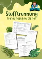 Vorschau - Stundenentwürfe - Stofftrennung - Trennungsgang planen - Deckblatt