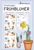 Vorschau - Mal- und Bastelvorlagen - Frühblüher pflanzen - Deckblatt