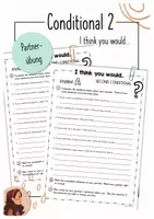 Vorschau - Arbeitsblätter - Second Conditional - If-Clause Type 2 ( Partnerübung) - Deckblatt