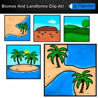 Vorschau - Poster - Landformen und Biomen Clipart Grafiken, Karten - Seite 2