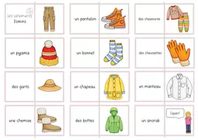 Vorschau - Stationenlernen - Les vêtements Domino Kleidung - Seite 3