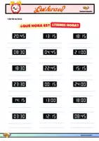Vorschau - Stundenentwürfe - La hora - infografía - ejercicios - actividades - español - Seite 2