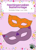 Vorschau - Stundenentwürfe - Materialpaket Fasching Kunstunterricht - Seite 1