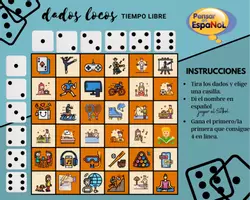Vorschau - Arbeitsblätter - Dados locos - tiempo libre - actividades - verbos - Seite 1
