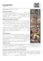 Vorschau - Arbeitsblätter - Die Hugenotten - Lückentext und Übungen - Deckblatt