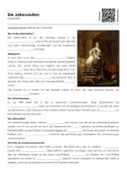 Vorschau - Arbeitsblätter - Die Julirevolution - Lückentext und Übungen - Deckblatt