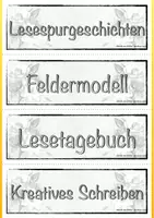 Vorschau - Mal- und Bastelvorlagen - Themenkärtchen Deutsch Kl.5 - Seite 3