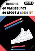 Aperçu - Jeux - Pages de coloriage de design de baskets, pack 4 - Page de couverture