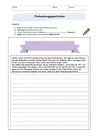 Vorschau - Arbeitsblätter - Fortsetzungsgeschichten 2 - Deckblatt