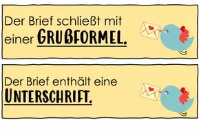 Vorschau - Aufgabenkarten - Wächterkarten zur Textsorte " persönlicher Brief" - Seite 2