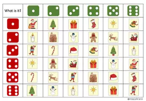 Vorschau - Arbeitsblätter - Würfelspiel Christmas - Seite 3