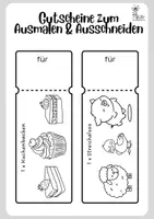Vorschau - Mal- und Bastelvorlagen - Gutscheine zum Ausmalen & Ausschneiden 🖌️🌈✂️ - Seite 3