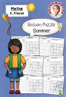 Vorschau - Arbeitsblätter - Rechenpuzzle Sommer Klasse 3 | Mathe ZR 1000 - Deckblatt