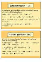 Vorschau - Fördermaterial/Inklusion - Geheimschriften entschlüsseln mit Selbstkontrolle - Seite 2