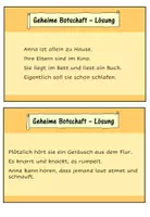 Vorschau - Fördermaterial/Inklusion - Geheimschriften entschlüsseln mit Selbstkontrolle - Seite 3
