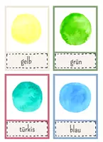 Vorschau - Fördermaterial/Inklusion - Farben Bild- und Wortkarten für den DaZ Unterricht - Seite 2