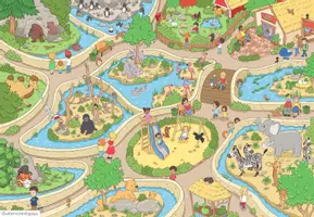 Vorschau - Arbeitsblätter - IM ZOO - Wimmelbild + Arbeitsblätter - Seite 3