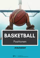 Vorschau - Arbeitsblätter - Basketball ⎮ Positionen (5 Steckbriefe und Erklärvideo) - Deckblatt