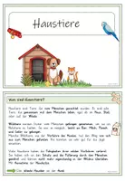 Vorschau - Arbeitsblätter - Haustiere Wissenskartei und Lapbook - Seite 2