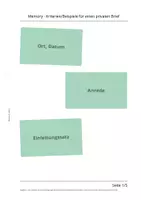 Vorschau - Arbeitsblätter - Einen privaten Brief schreiben - Seite 1