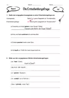 Vorschau - Arbeitsblätter - DaZ: Entscheidungsfrage Übungen (differenziert) - Nr. 1 - Seite 3