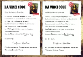 Vorschau - Arbeitsblätter - Escape Room Krimi - Da Vinci Code - Seite 1