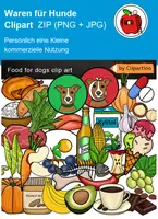 Vorschau - Poster - Futter für Hunde Clipart Grafiken - Deckblatt