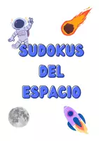 Vista previa - Manualidades / Dibujos para colorear - Sudoku del espacio con pictogramas. - página 1
