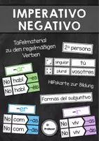 Vorschau - Präsentationen/Tafelbilder - Imperativo negativo (2ª persona) - Tafelmaterial - Deckblatt