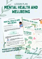 Vorschau - Stundenentwürfe - Lesson Plan - Mental Health and Wellbeing - Deckblatt