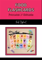 Vista previa - Tarjetas / Manipulativos - Set de Tarjetas de Vocabulario: Comida - Portada