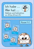 Vorschau - Spiele - Ich habe ... Wer hat ... Addition und Subtraktion im Zahlenraum bis 20 mit ZÜ - Deckblatt
