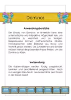 Vorschau - Unterrichtsreihen - Englisch - Domino - Karneval - Fasching - carnival - Seite 1