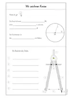 Vorschau - Arbeitsblätter - Kreis und Zirkel: Tafelmaterial und Arbeitsblätter - Seite 3