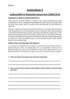 Vorschau - Arbeitsblätter - Arbeitsblätter Außenpolitik im Deutschen Kaiserreich Bismarck und Kaiser Wilhelm II - Seite 2