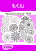 Vorschau - Arbeitsblätter - Mandala, 94 Stück, Ausmalbild, Vertretung, Kunst, Fasching, Sommer, Winter, Frühling, Ostern - Deckblatt