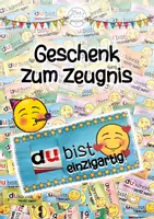 Vorschau - Poster - Zeugnis Geschenk mit Du-Botschaften - Deckblatt