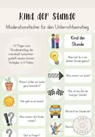 Vorschau - Bildkarten - Kind der Stunde - Moderationsfächer für den Stundeneinstieg - Deckblatt