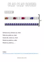 anteprima - Altro tipo di materiale - Clap clap sound - spartito ritmico per body percussion - Pagina 1