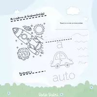 Vista previa - Hojas de trabajo - CUADERNILLO DE GRAFOMOTRICIDAD. - Portada