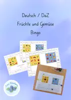 Vorschau - Spiele - Bingo Früchte und Gemüse - Deckblatt