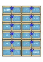 Vorschau - Unterrichtsreihen - Mathematik - Domino - 7er-Reihe - Legematerial - Seite 2