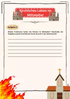 Vorschau - Arbeitsblätter - Kirchliches Leben im Mittelalter - Seite 3