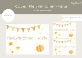 Vorschau - Anderer Materialtyp - Fleißkärtchen - Kiste - Deckblatt